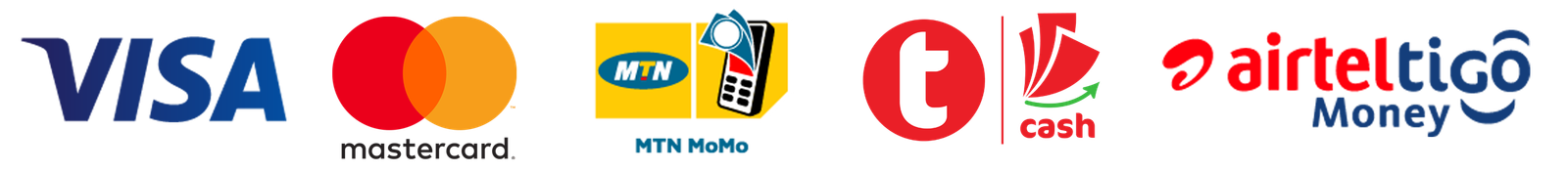 Accepted payment methods